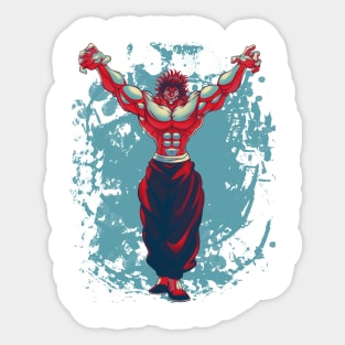 yujiro hanma Sticker